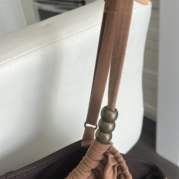 Magic Suit One Piece Tummy Control Swimsuit Tan Brown Ruching Overlay Size M - Picture 4 of 14